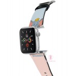 迪士尼 Apple Watch十字紋牛皮錶帶(小飛象經典)