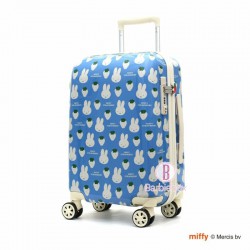 [輕量級] Miffy可愛手提旅行箱(草莓藍)