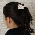 日本Fuku貓咪立體毛絨大頭髮飾/手鍊(三款選)