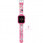 Disney夏日塗鴉風Apple Watch透明PVC錶帶連保護殻(瑪莉貓)