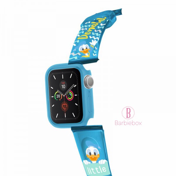 Disney Apple Watch透明PVC錶帶連保護殻(唐老鴨)