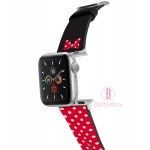 迪士尼Apple Watch十字紋牛皮錶帶(米妮)