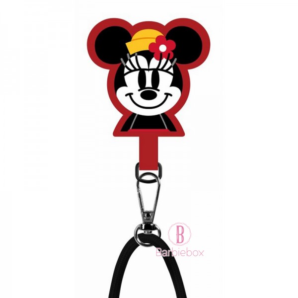迪士尼可愛手機斜挎肩帶(米妮)(兩款掛繩選)