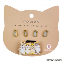 Mofusand可愛隨意耳環髮飾套裝(貓咪齊集款)
