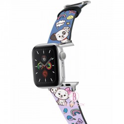 迪士尼 Apple Watch十字紋牛皮錶帶(大頭系列101斑點狗)
