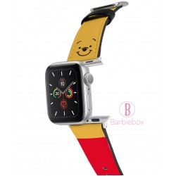 迪士尼Apple Watch十字紋牛皮錶帶(維尼)