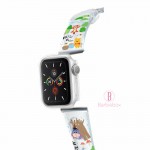 Disney Apple Watch透明PVC錶帶連保護殻(維尼朋友可愛風)
