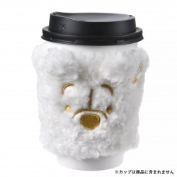 [日本White Pooh牛奶蜜糖系列]維尼毛毛杯套