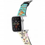 迪士尼 Apple Watch十字紋牛皮錶帶(大頭系列斑比)