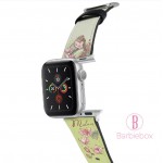 迪士尼公主柔風系 Apple Watch十字紋牛皮錶帶(花木蘭)