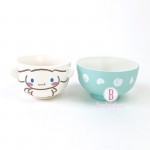 [日本製] Sanrio油畫陶瓷碗二合一套裝(玉桂狗)