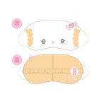 [新品] Sanrio角色蓬鬆絲質眼罩(小麥粉)