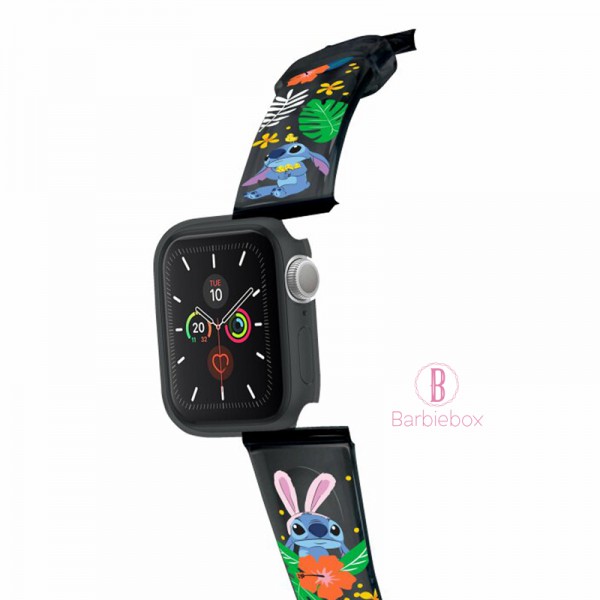 Disney Apple Watch透明PVC錶帶連保護殻(史迪仔暗黑版)