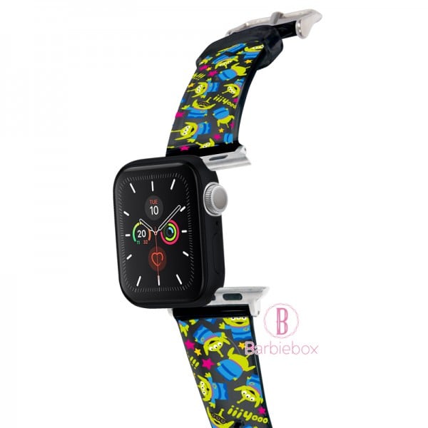Disney Apple Watch透明PVC錶帶連保護殻(滿版三眼仔)